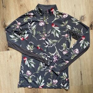 Kastel Denmark 🇩🇰 Floral Equestrian Signature Sun Shirt XS